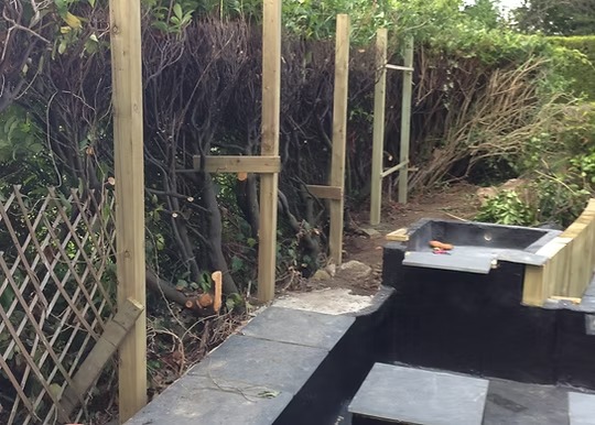 Fencing project 1, before work started