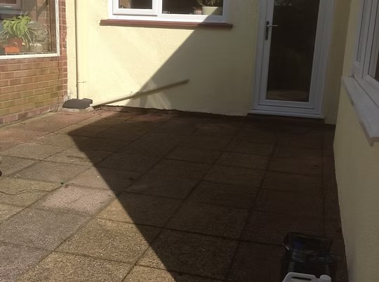 Garden before patio install